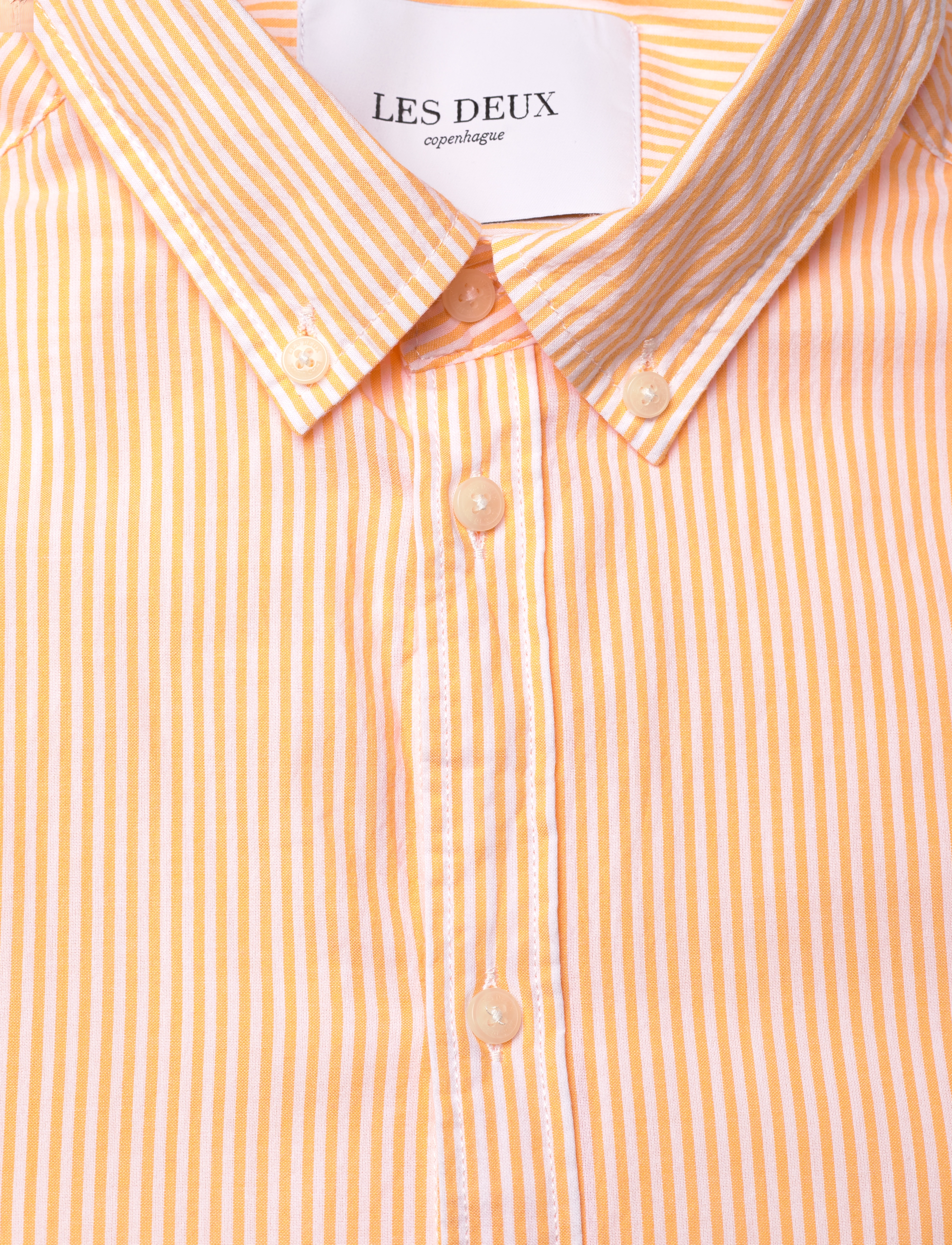 Les Deux - Kristian Stripe Shirt - yellow/white - 3