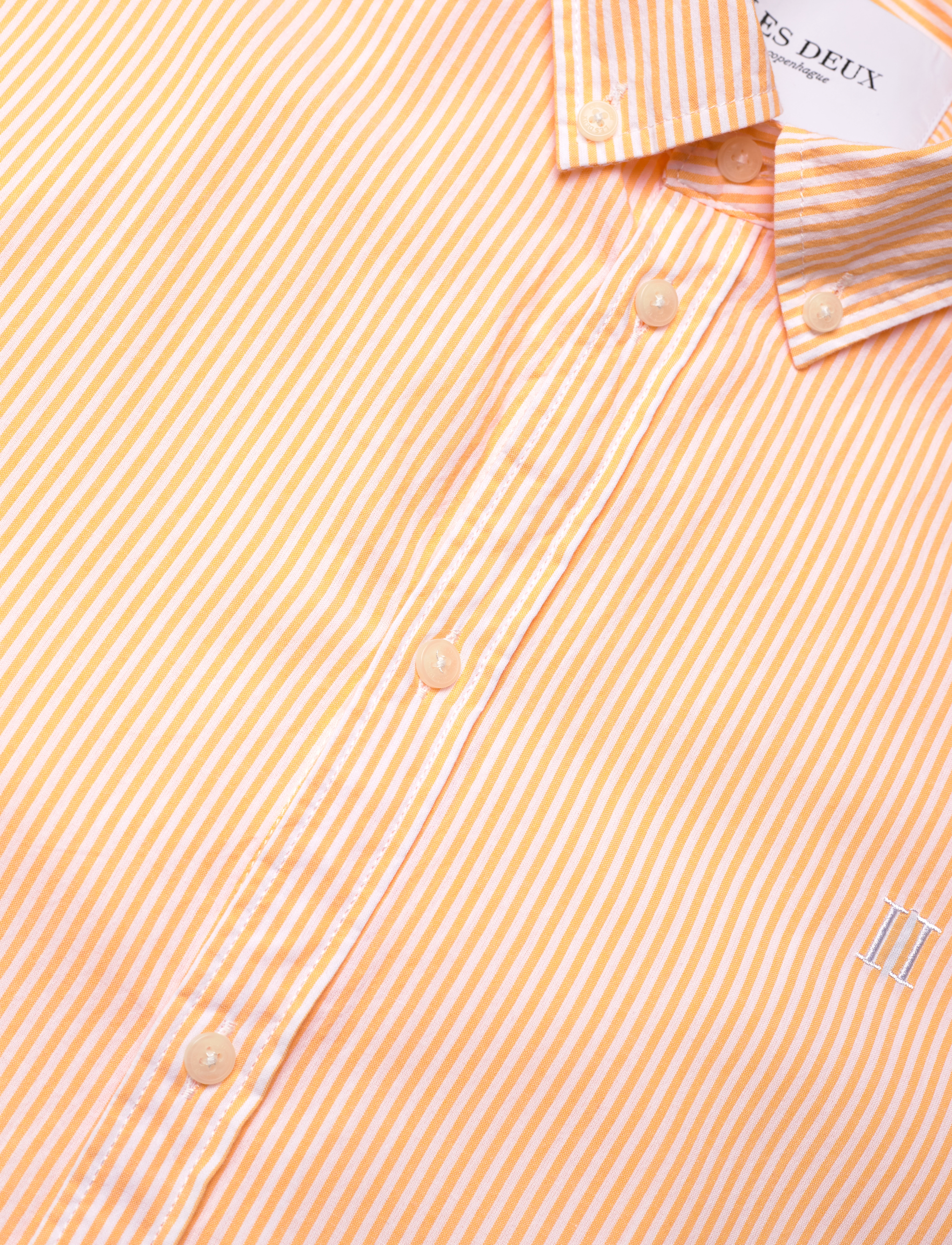 Les Deux - Kristian Stripe Shirt - yellow/white - 4