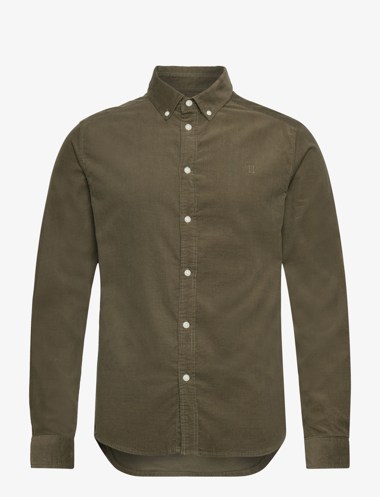 Les Deux - Christoph Corduroy Shirt - olive night - 1