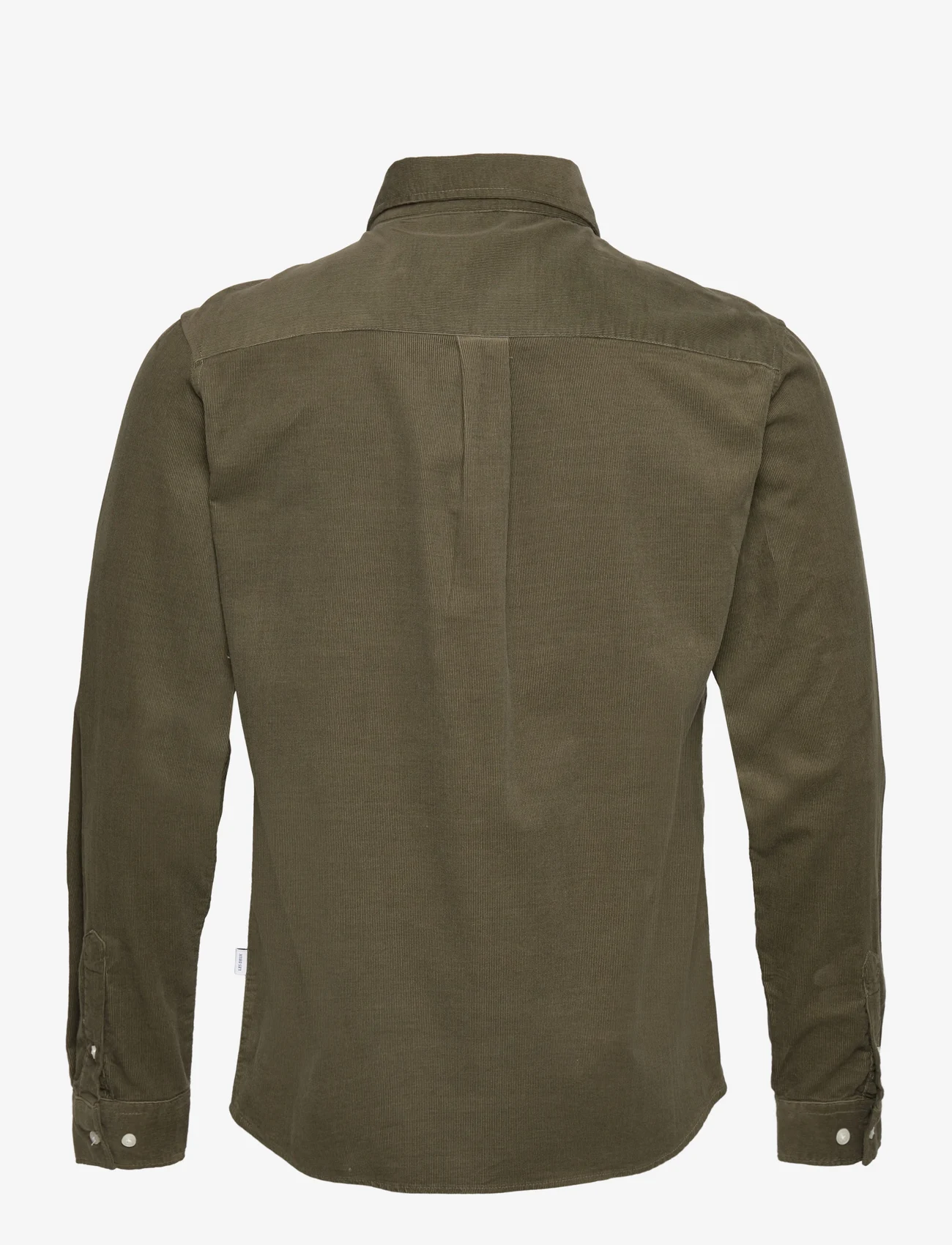 Les Deux - Christoph Corduroy Shirt - velvetiniai marškiniai - olive night - 1