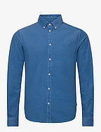 Christoph Corduroy Shirt - WASHED DENIM BLUE