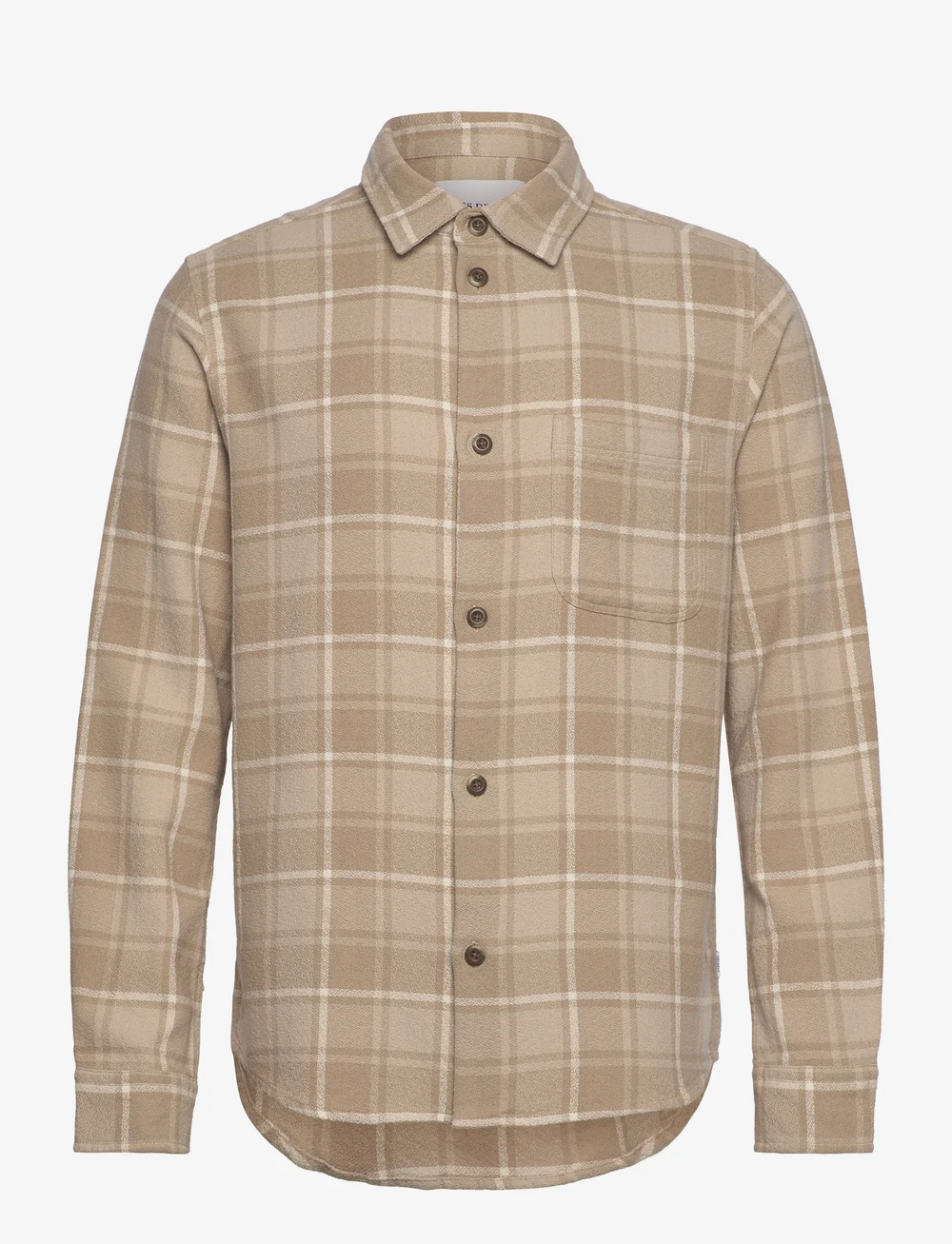 Les Deux - Kash Check Shirt - rutiga skjortor - light desert sand/dark sand - 0