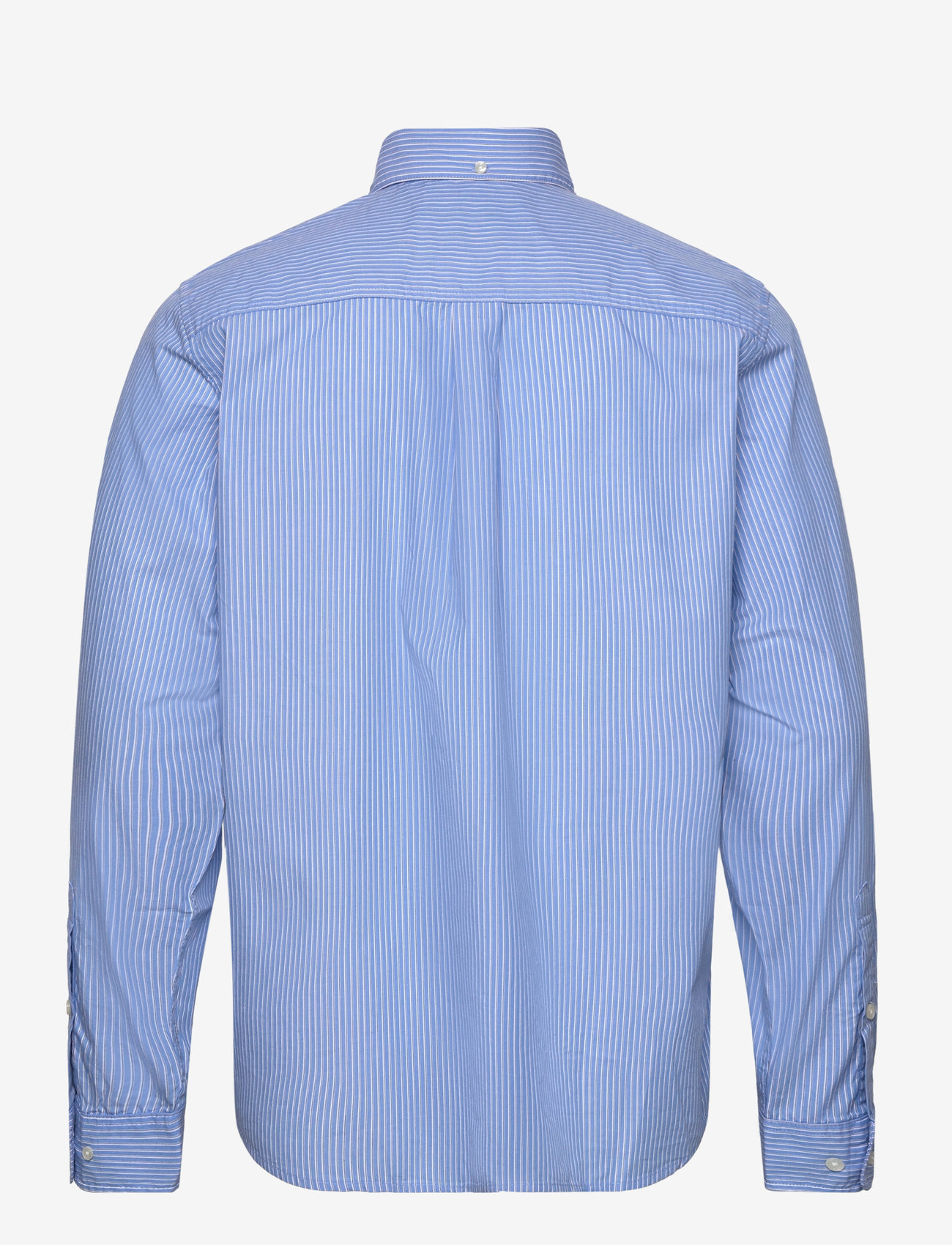 Les Deux - Kent Poplin Shirt - summer sky/black - 1