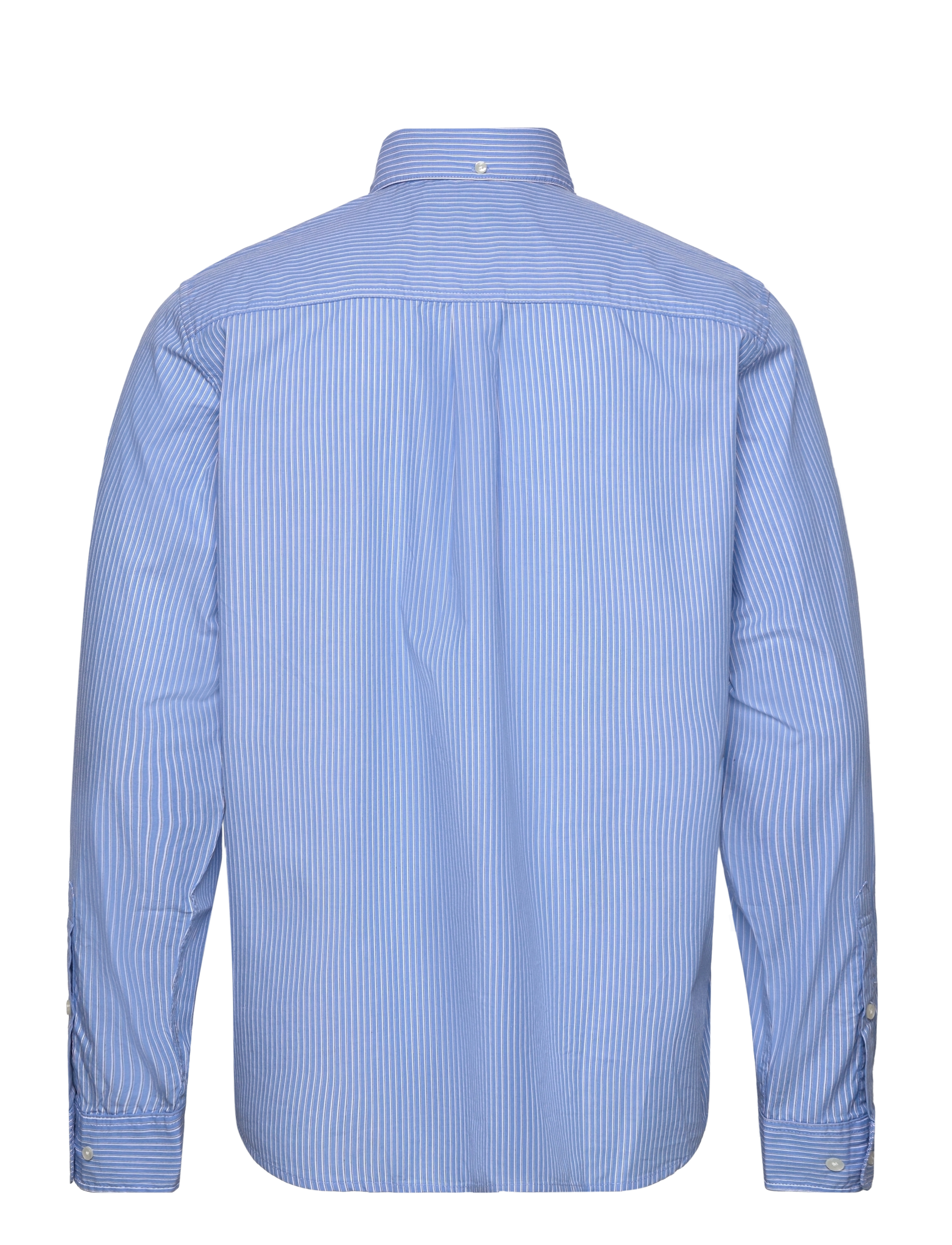 Les Deux - Kent Poplin Shirt - summer sky/black - 1