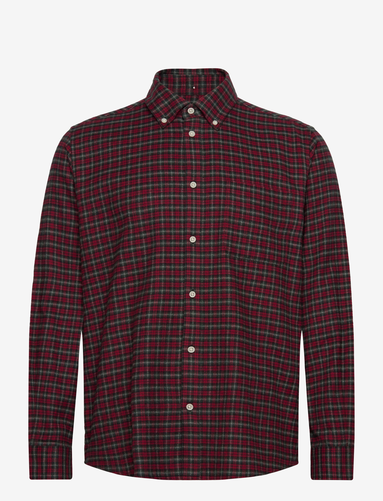Les Deux - Kent Check Shirt 2.0 - karierte hemden - red/black - 0