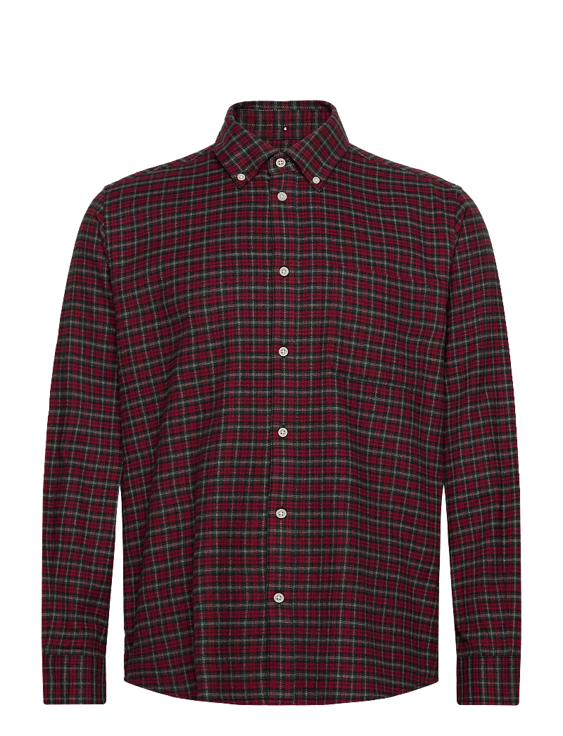 Les Deux - Kent Check Shirt 2.0 - karierte hemden - red/black - 0