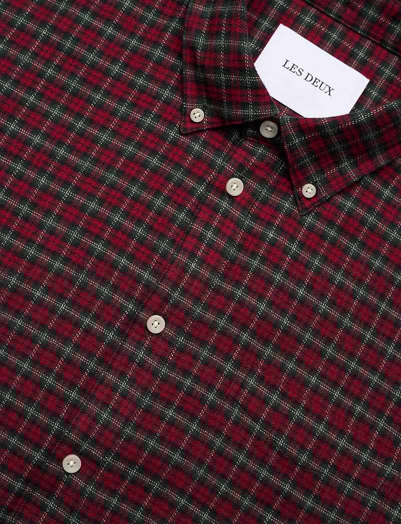 Les Deux - Kent Check Shirt 2.0 - karierte hemden - red/black - 3