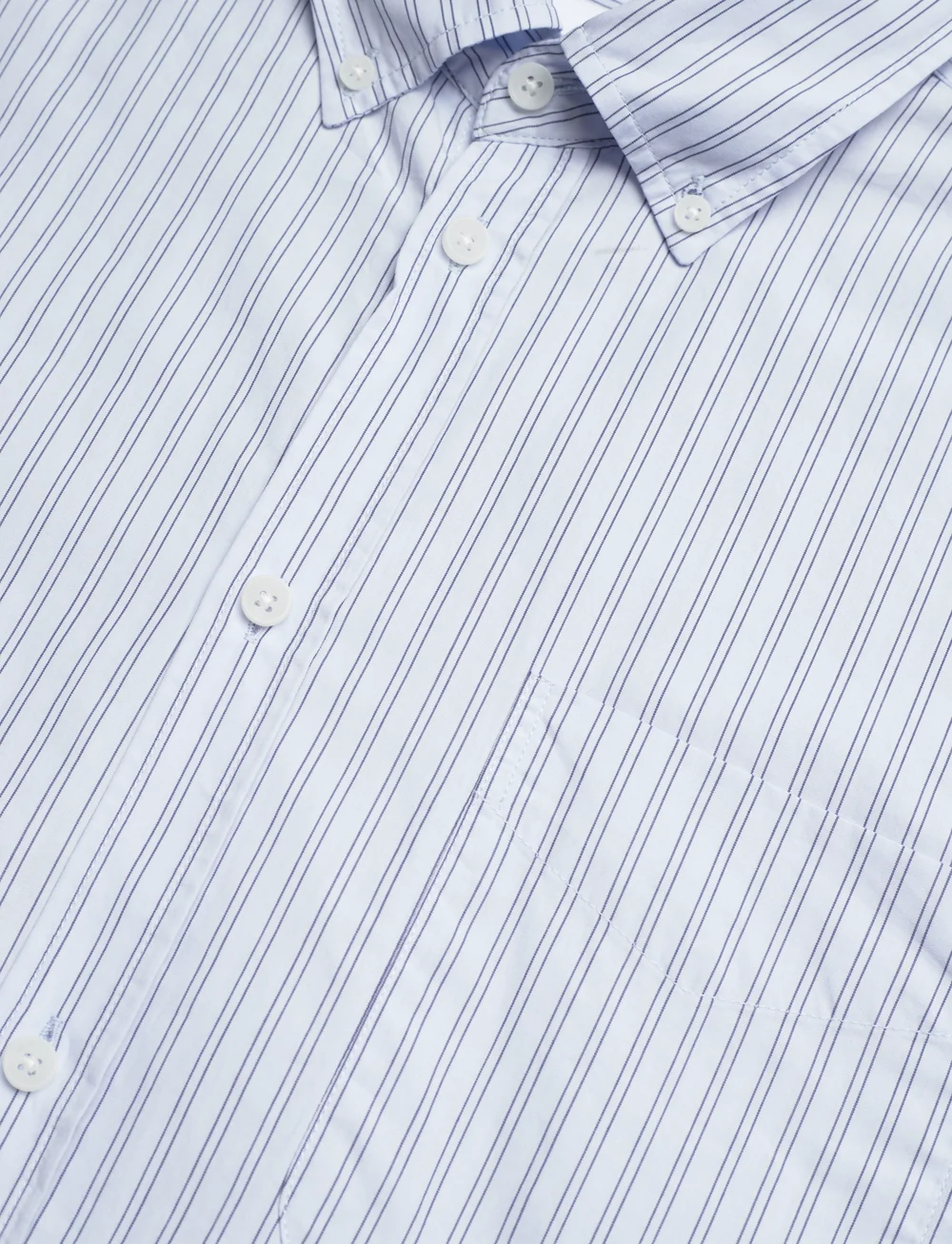 Les Deux - Kent Poplin Shirt - gestreifte hemden - summer sky/blueprint - 3