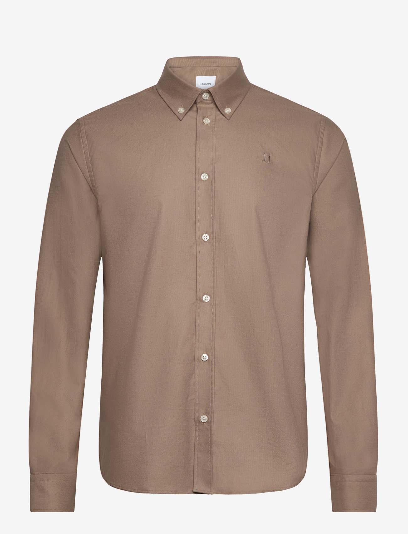 Les Deux - Konrad Oxford Shirt - Seasonal - desert taupe - 0