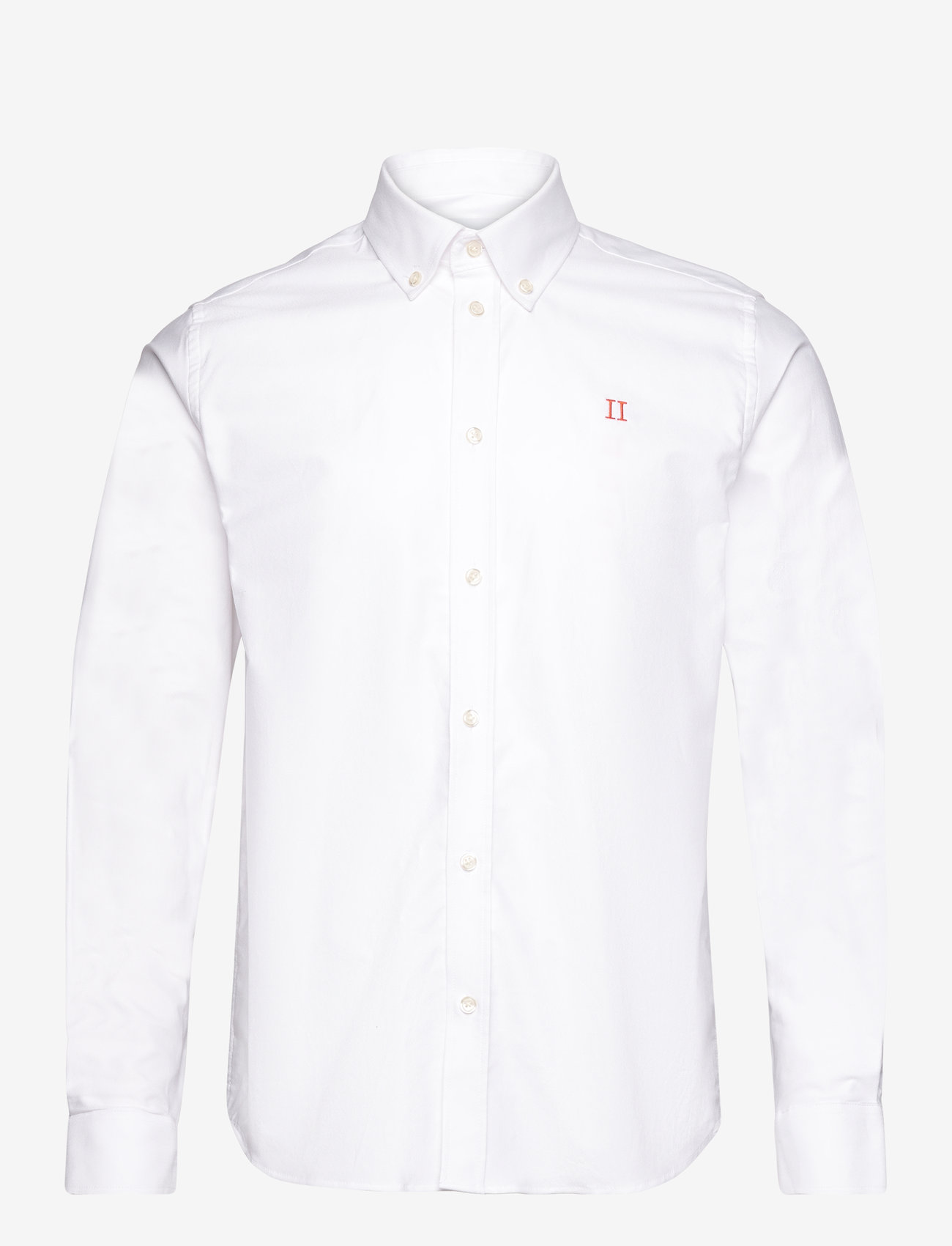 Les Deux - Konrad Contrast Oxford Shirt - white - 0