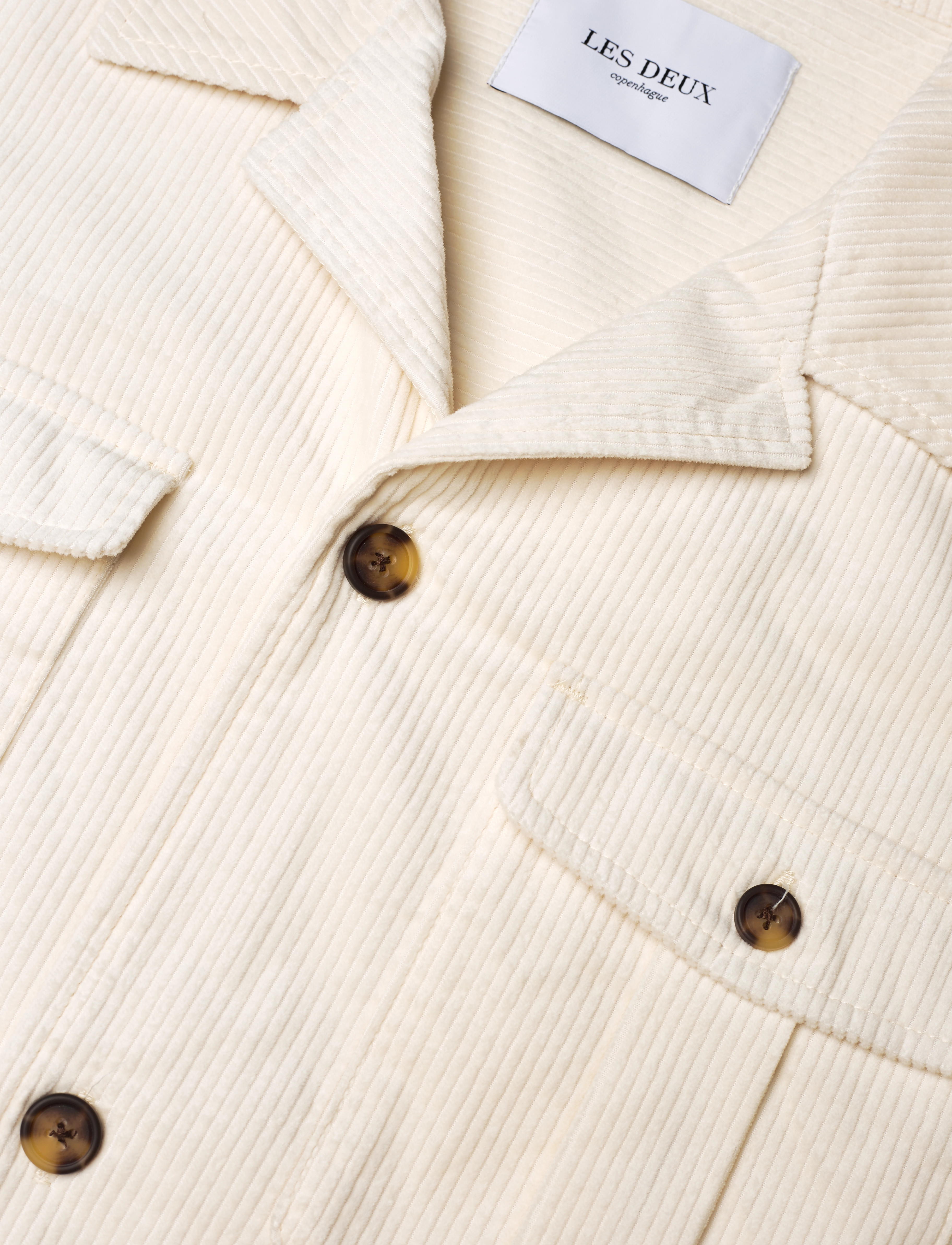 Les Deux - Kyrie Camp Corduroy Hybrid - ivory - 2