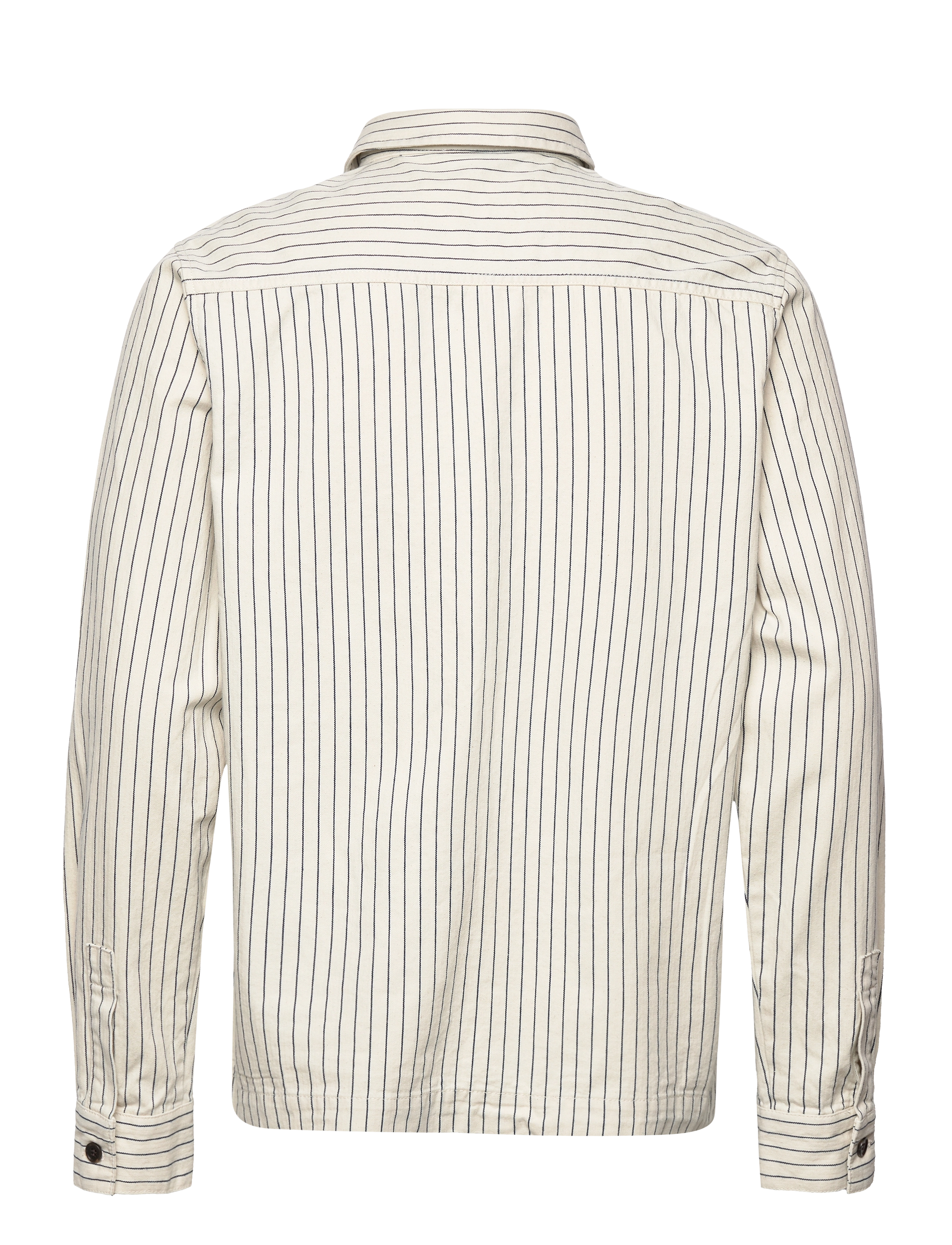 Les Deux - Layton Stripe Hybrid Shirt - ivory/dark navy - 1