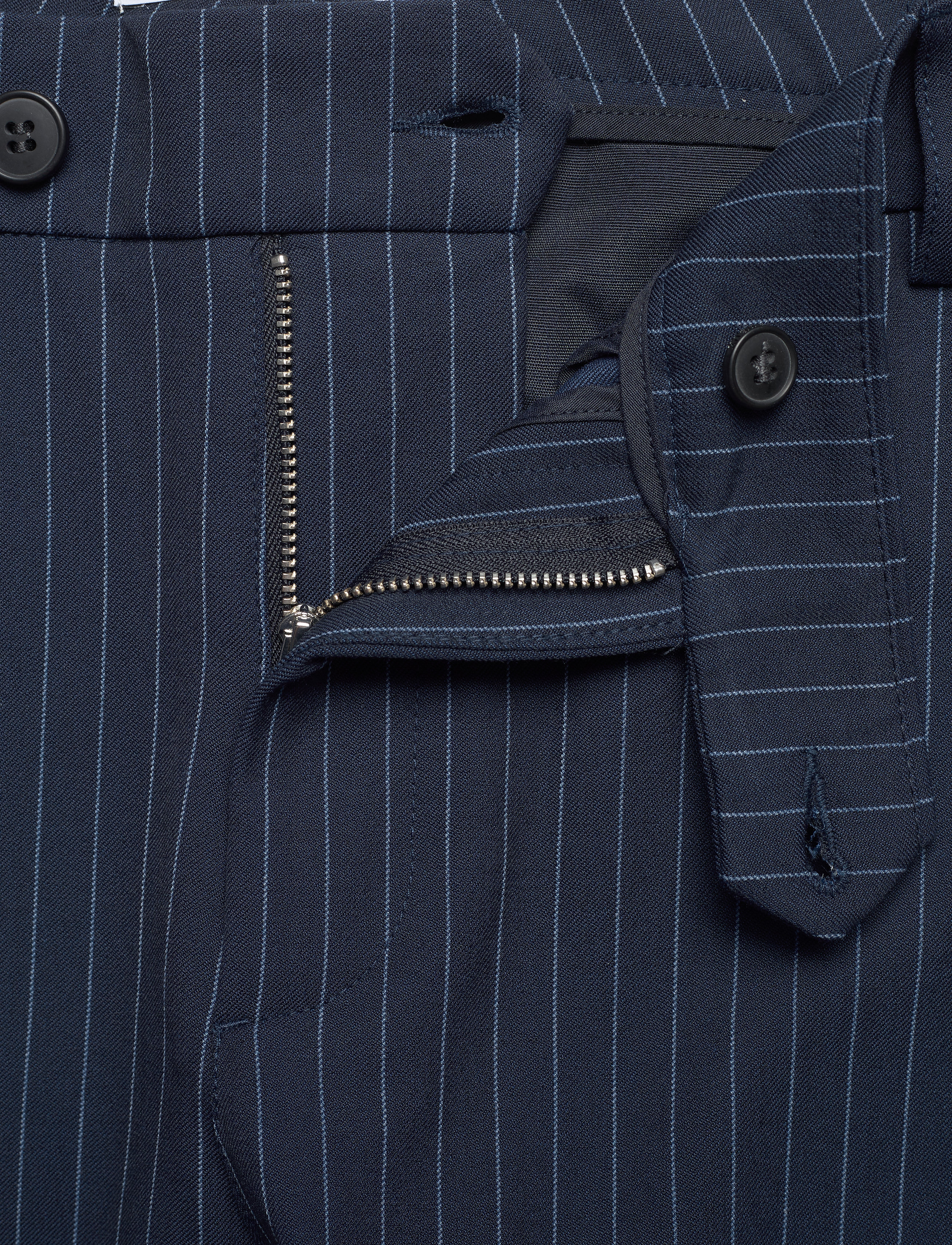 Les Deux - Como LIGHT Pinstripe Suit Pants - dark navy/denim blue - 3