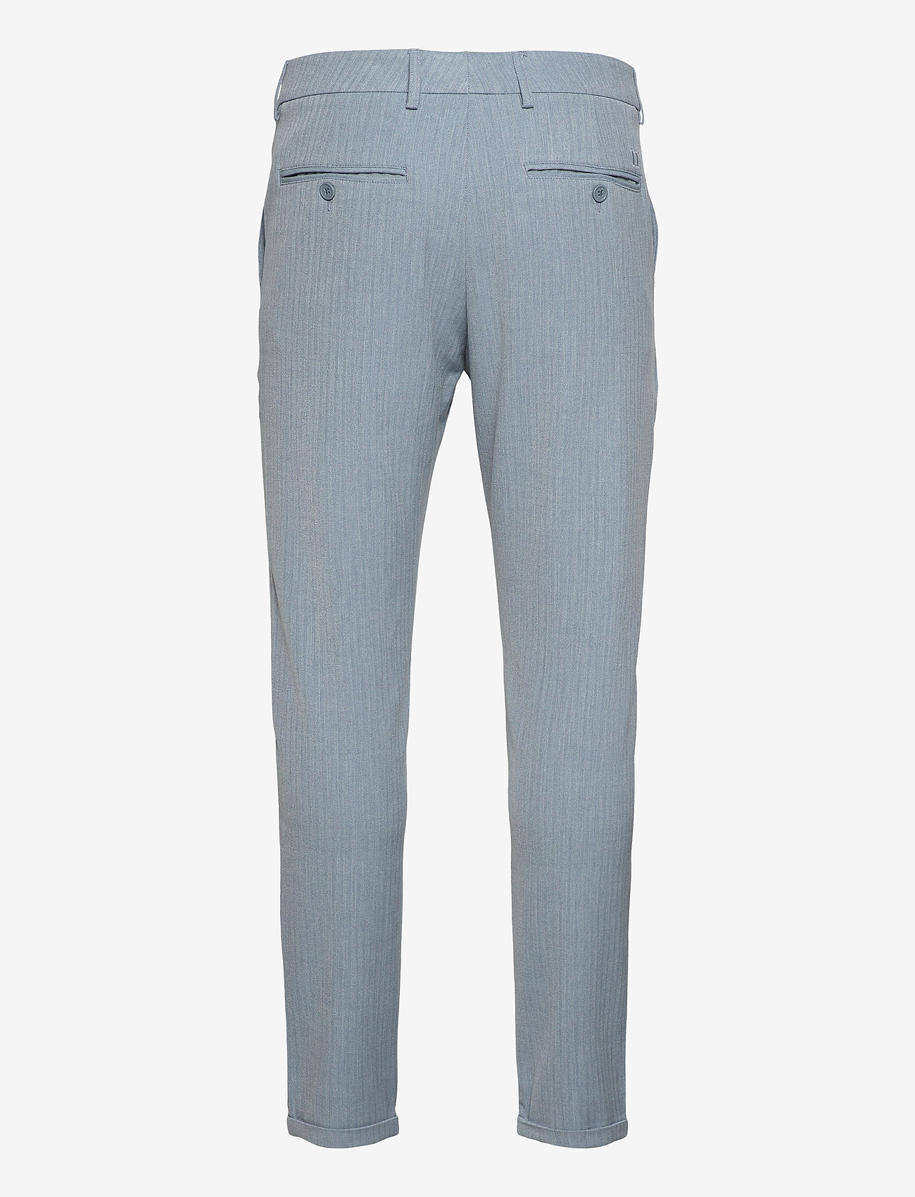 Les Deux - Como Light Herringbone Suit Pants - provincial blue - 1