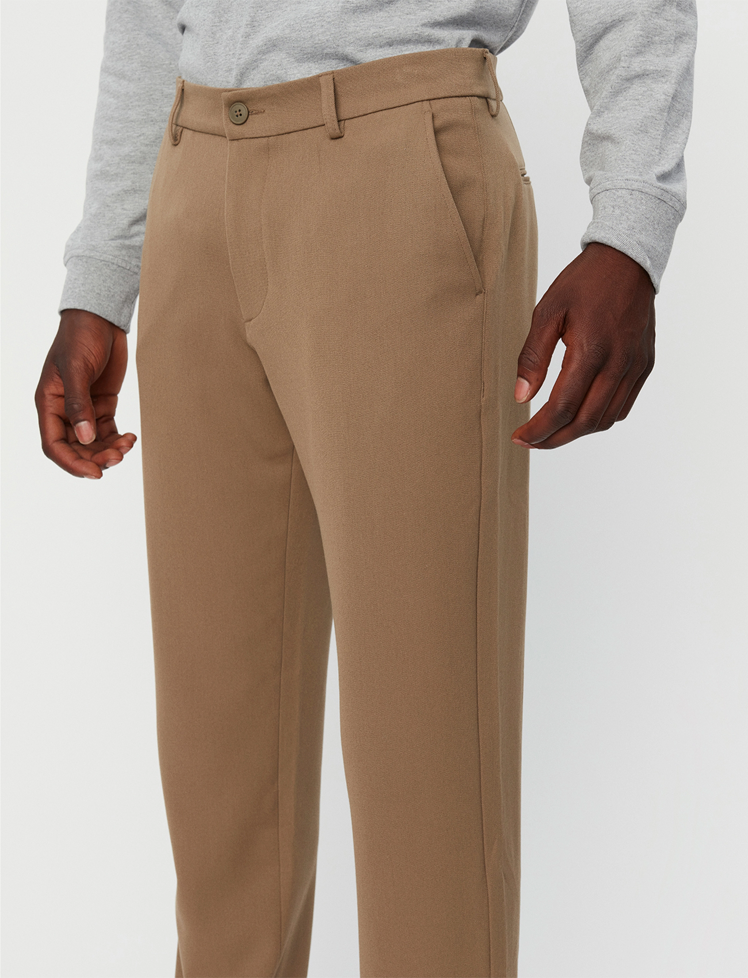 Les Deux - Como Reg Suit Pants - Seasonal - lead gray - 3