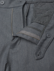 Les Deux - Como Herringbone Suit Pants - anzugshosen - light grey mélange/charcoal - 3