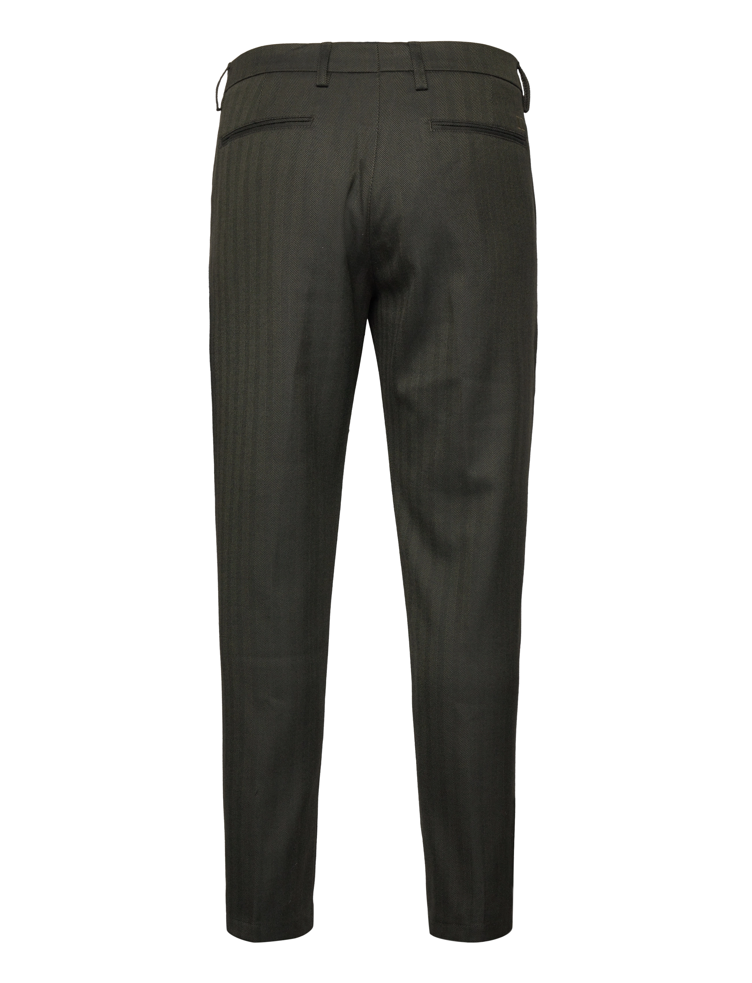 Les Deux - Como Reg Herringbone Suit Pants - deep forest/black - 1