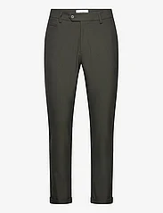 Les Deux - Como Suit Pants - Seasonal - kostiumo kelnės - deep forest/charcoal - 0