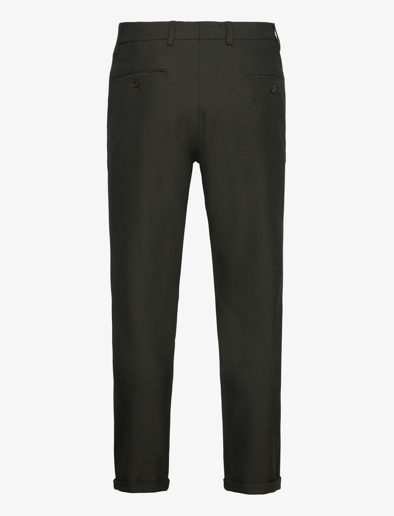 Les Deux - Como Suit Pants - Seasonal - Ülikonnapüksid - deep forest/charcoal - 1
