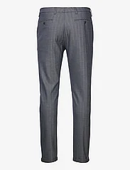 Les Deux - Como Herringbone Suit Pants - Ülikonnapüksid - dark navy/tradewinds blue - 1