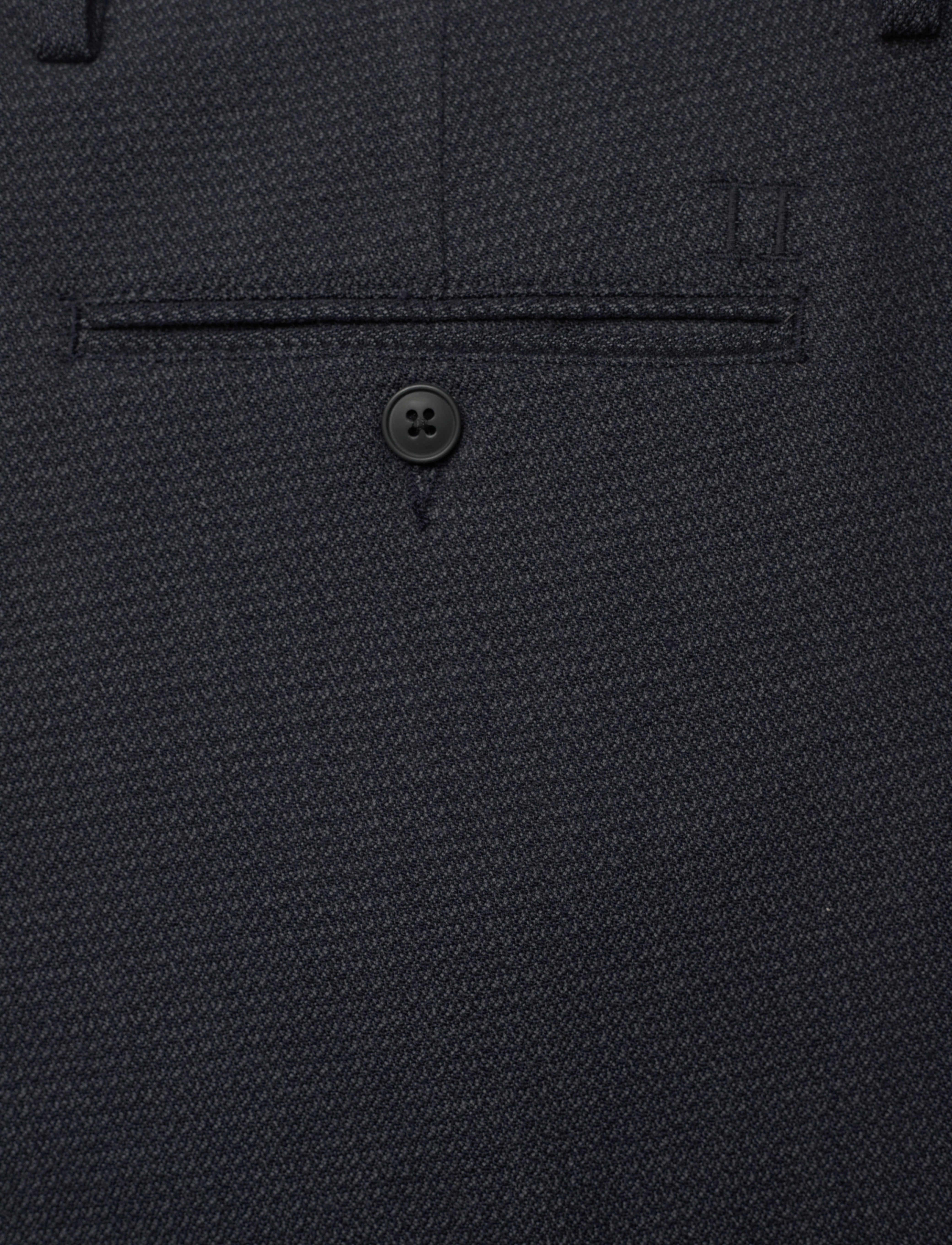 Les Deux - Como Structure Suit Pants - dark navy/india ink - 4