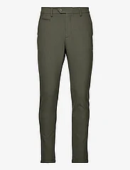 Les Deux - Como Dobby Suit Pants - olive night/thyme green - 0