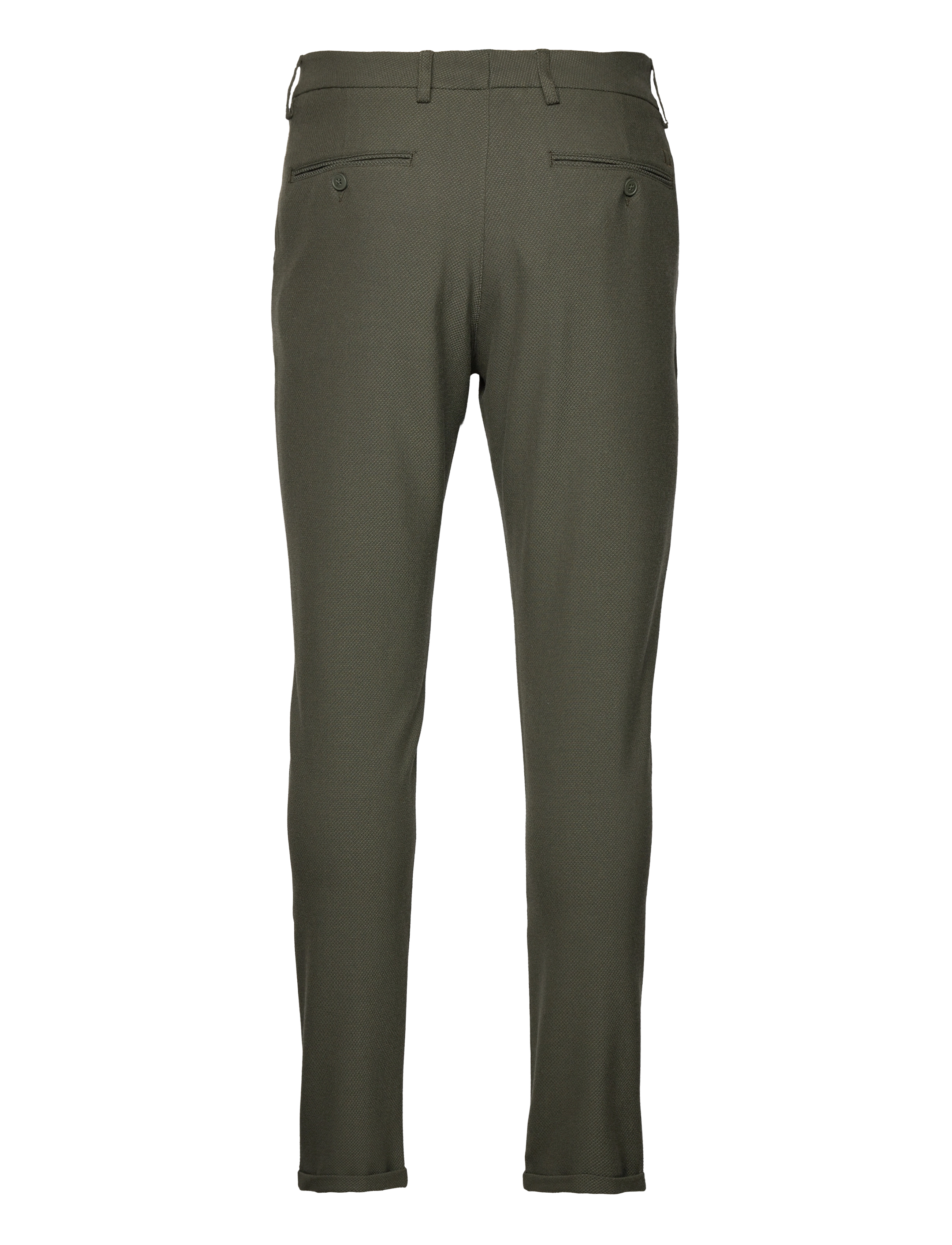 Les Deux - Como Dobby Suit Pants - olive night/thyme green - 1
