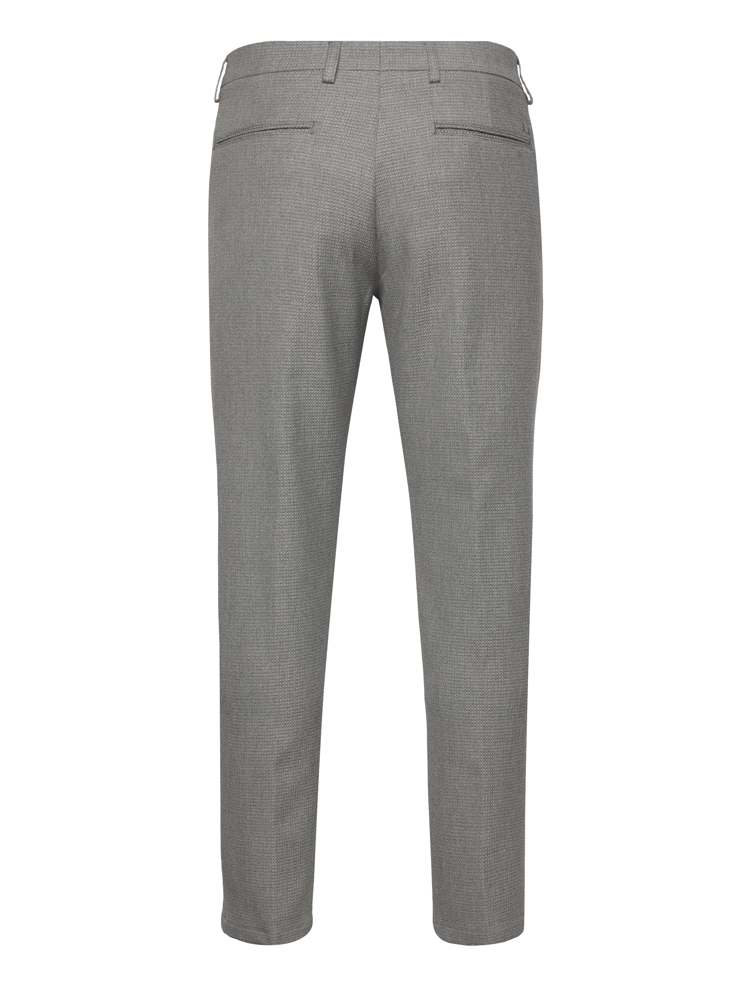 Les Deux - Como Reg Structure Suit Pants - dark grey melange/light grey melang - 1