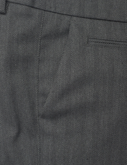 Les Deux - Como Herringbone Suit Pants - Ülikonnapüksid - light grey mÉlange/charcoal - 3