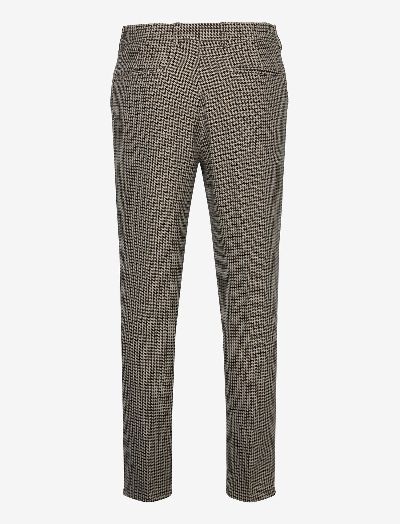 Les Deux - Como Reg Houndstooth Suit Pants - light desert sand/black - 1
