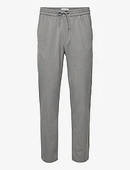 Les Deux - Como Tapered Drawstring Pants - nordic style - grey melange - 1