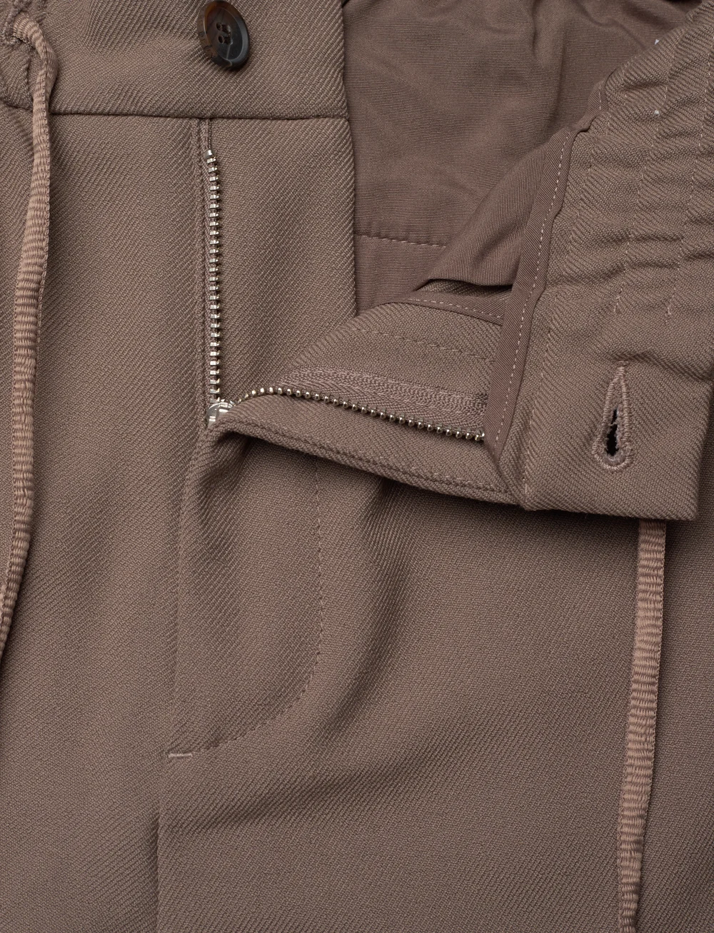 Les Deux - Como Tapered Drawstring Pants - Sea - casual bukser - bungee cord - 3