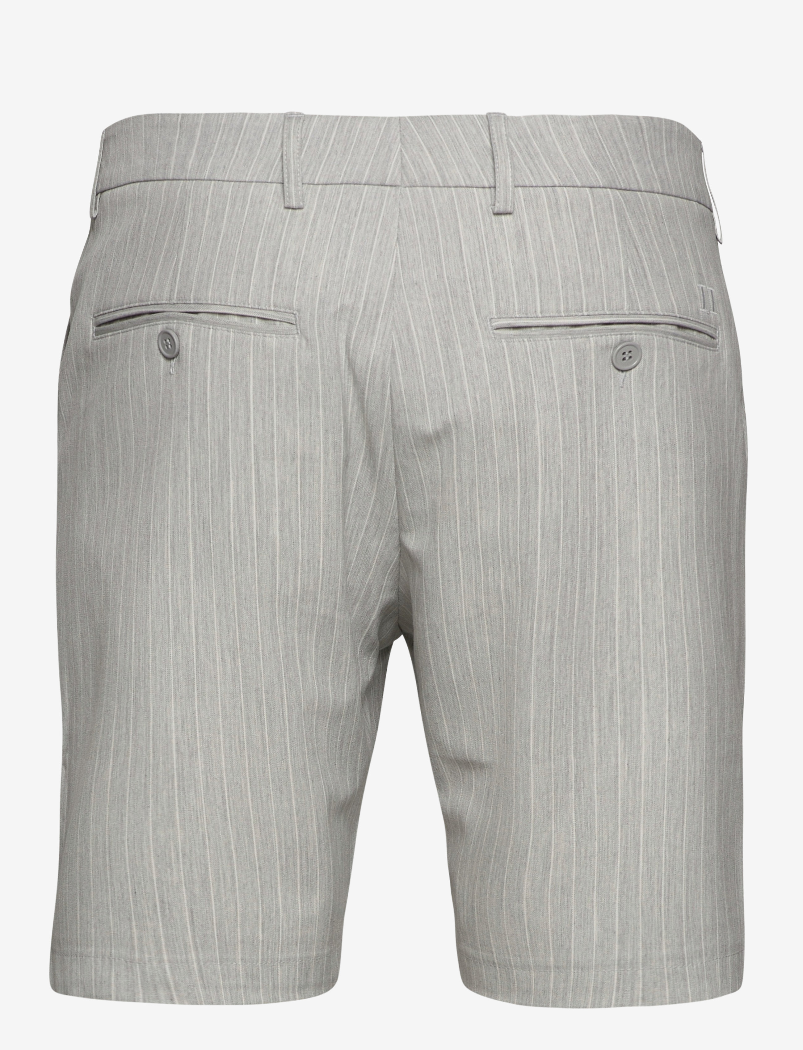 Les Deux - Como LIGHT Pinstripe Shorts - grey melange/off white - 1