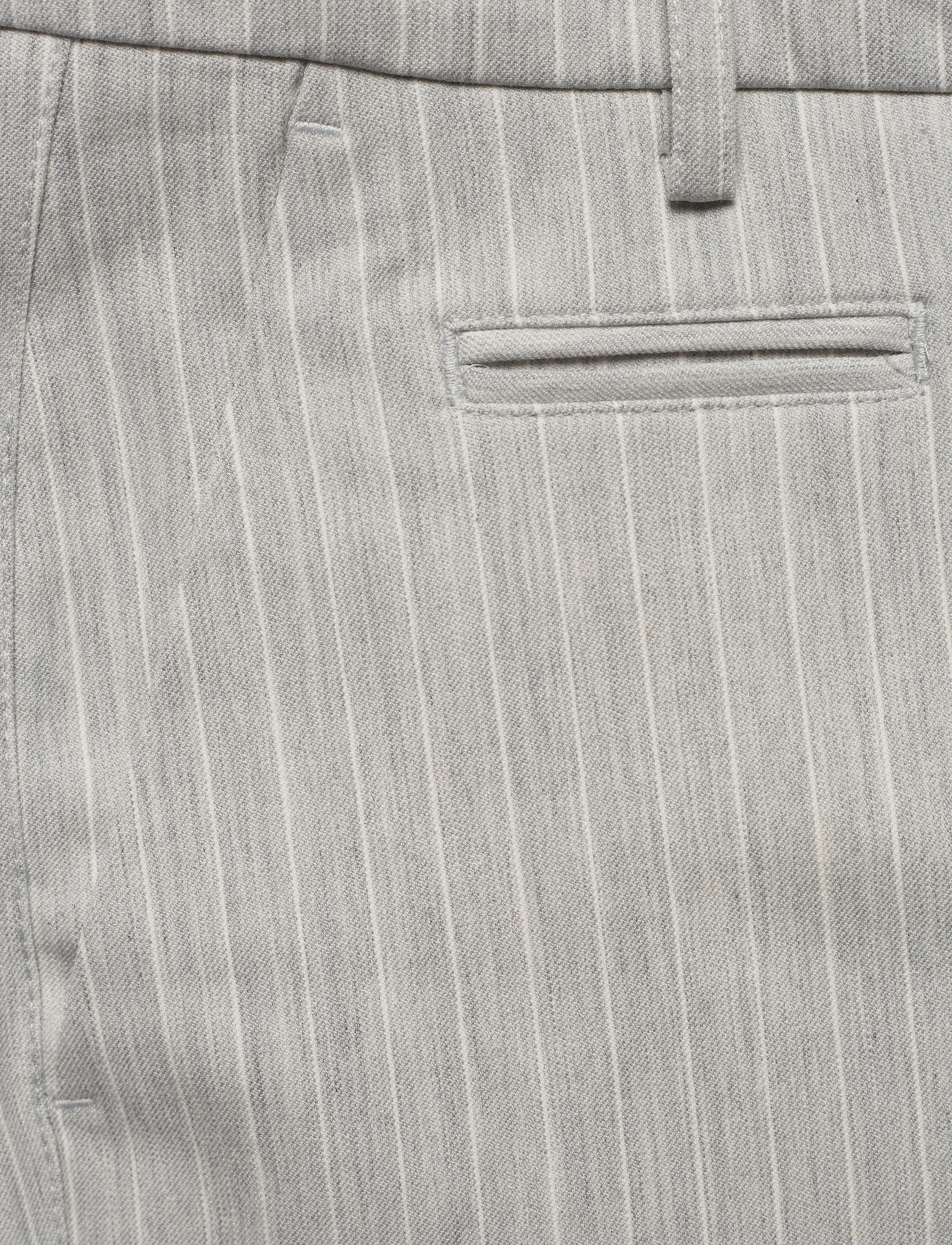 Les Deux - Como LIGHT Pinstripe Shorts - grey melange/off white - 2