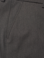 Les Deux - Como Reg Suit Pants - kostymbyxor - dark grey melange - 2