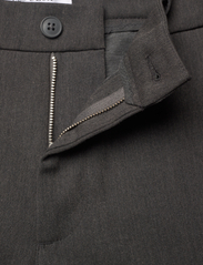 Les Deux - Como Reg Suit Pants - kostymbyxor - dark grey melange - 3