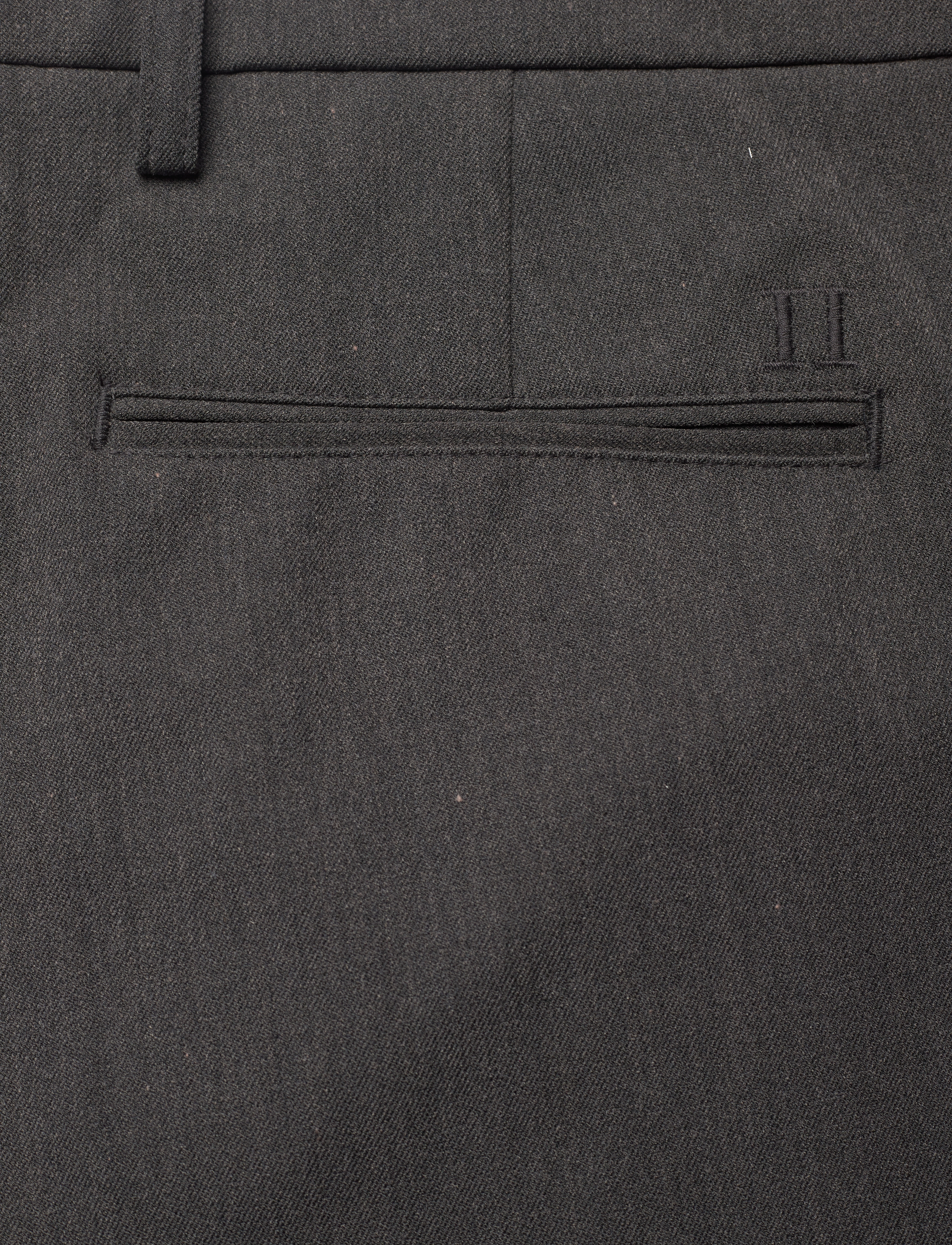 Les Deux - Como Reg Suit Pants - dark grey melange - 4