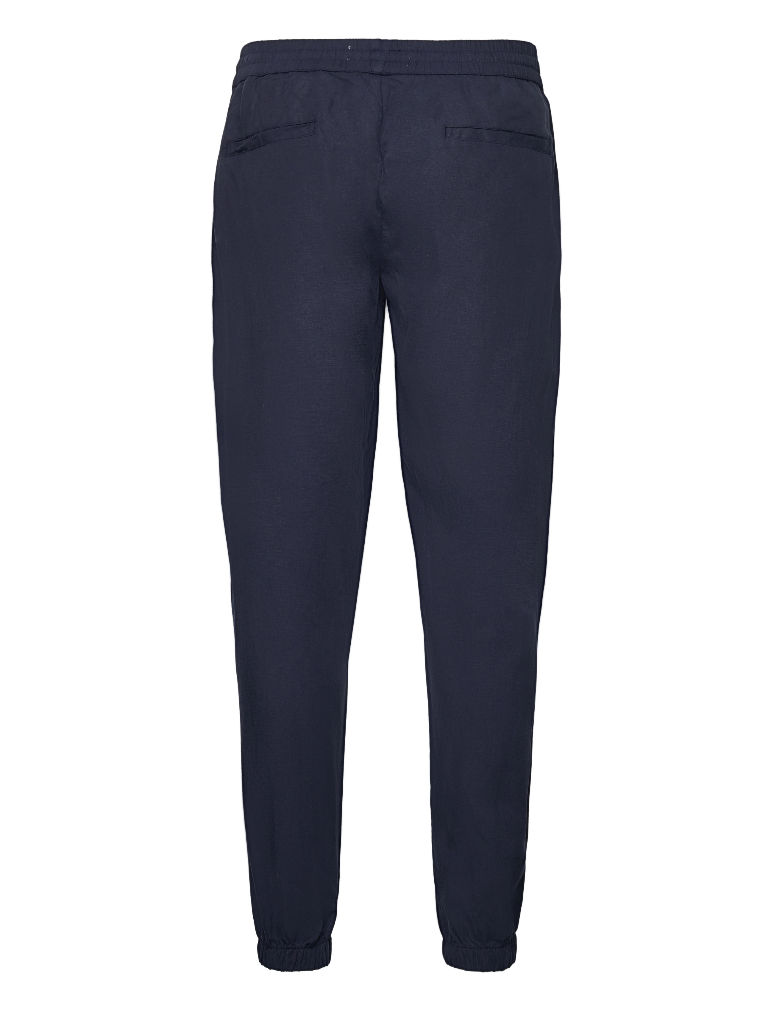 Les Deux - Otto Linen-Tencel Pants - dark navy - 1
