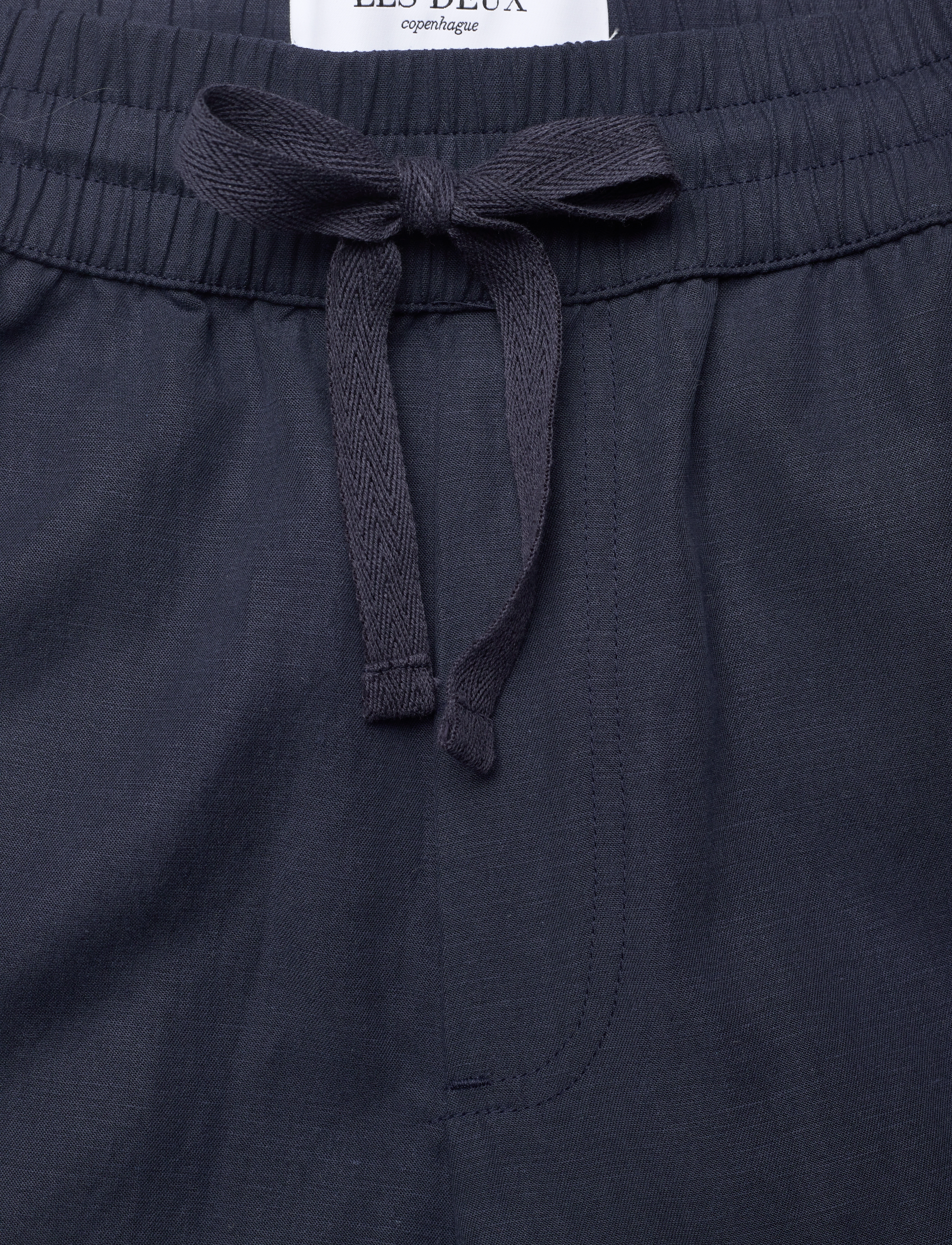 Les Deux - Otto Linen-Tencel Pants - dark navy - 3