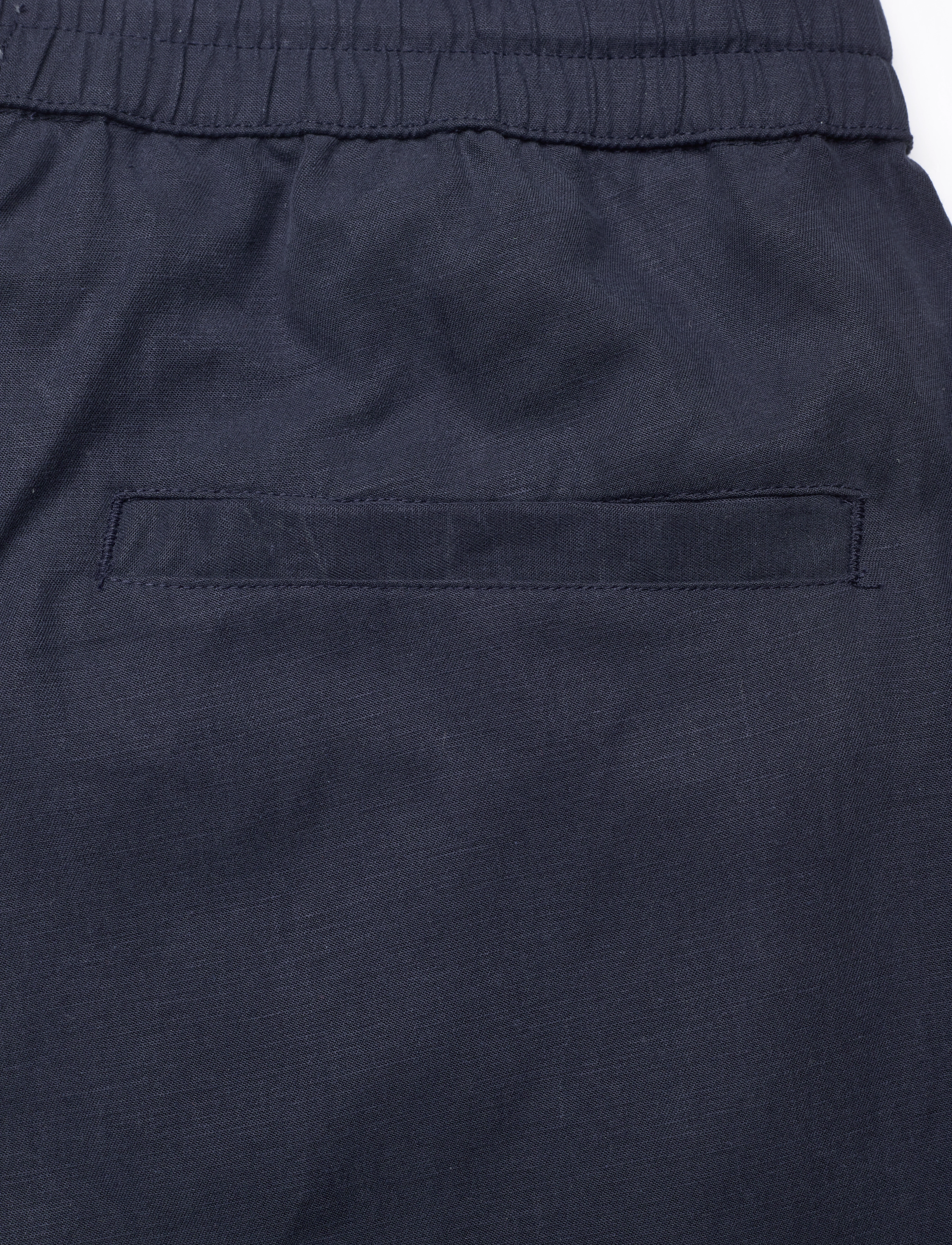 Les Deux - Otto Linen-Tencel Pants - dark navy - 4