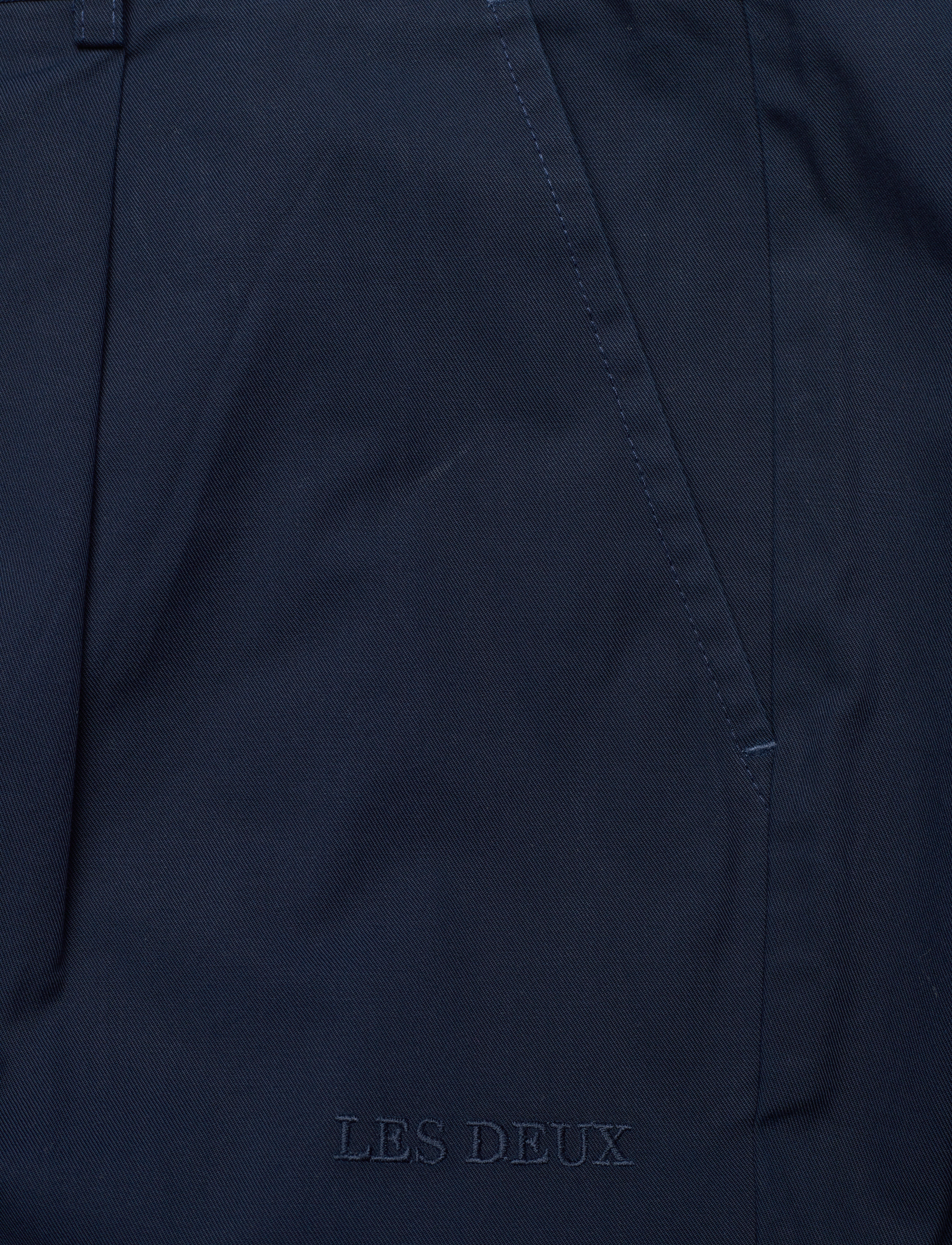 Les Deux - Parker Logo Twill Pants - dark navy - 2