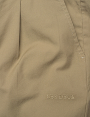 Les Deux - Parker Logo Twill Pants - chino stila bikses - lead gray - 2