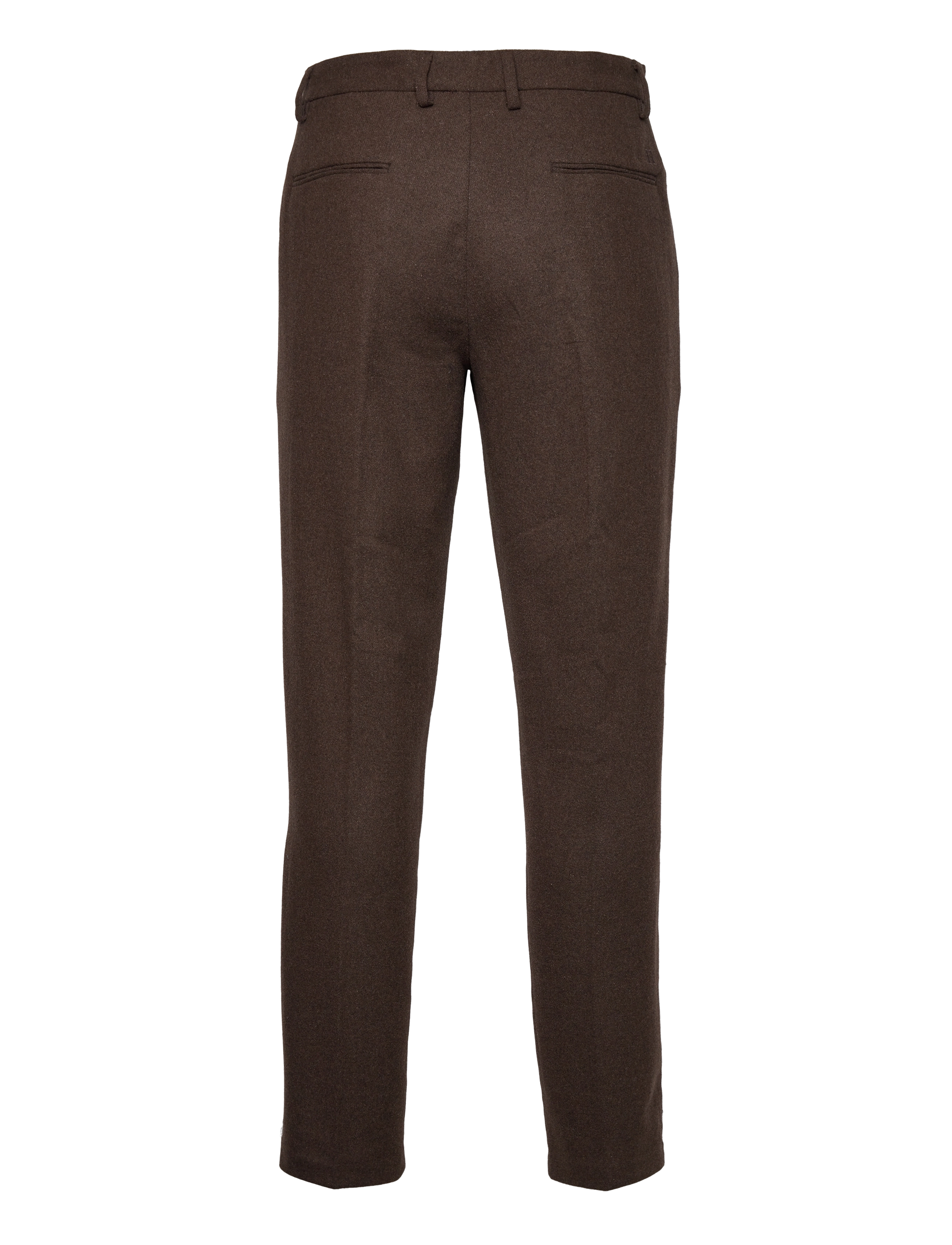 Les Deux - Como Reg Wool Suit Pants - coffee brown - 2