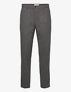Como Reg Wool Suit Pants - DARK GREY MELANGE