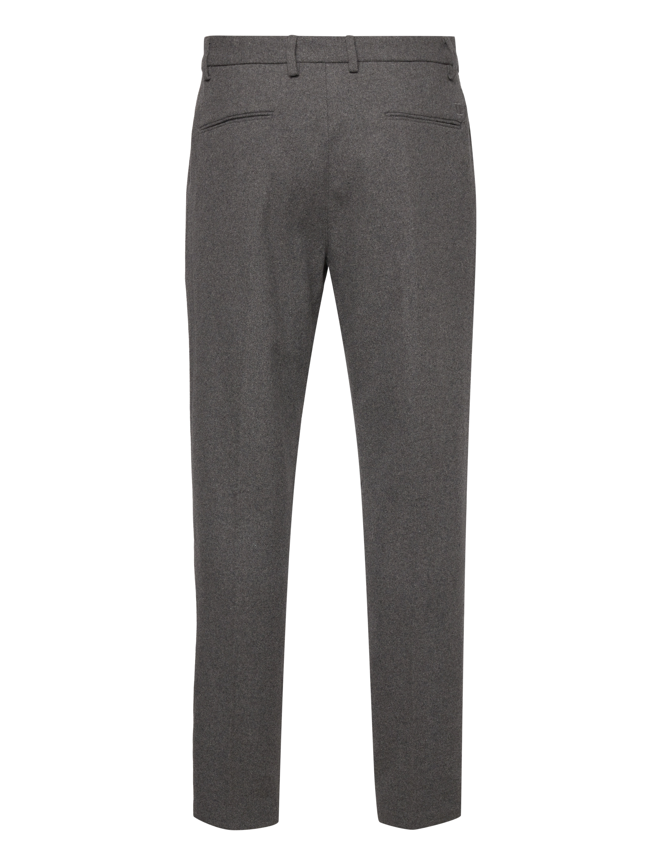 Les Deux - Como Reg Wool Suit Pants - dark grey melange - 1