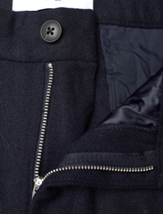 Les Deux - Como Reg Wool Suit Pants - jakkesætsbukser - dark navy - 3