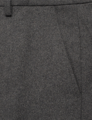 Les Deux - Ralph Wool Pants - Ülikonnapüksid - dark grey melange - 2