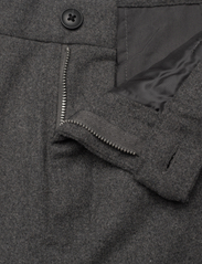 Les Deux - Ralph Wool Pants - Ülikonnapüksid - dark grey melange - 3