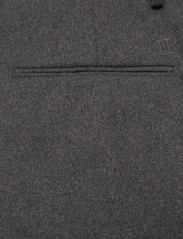 Les Deux - Ralph Wool Pants - Ülikonnapüksid - dark grey melange - 4