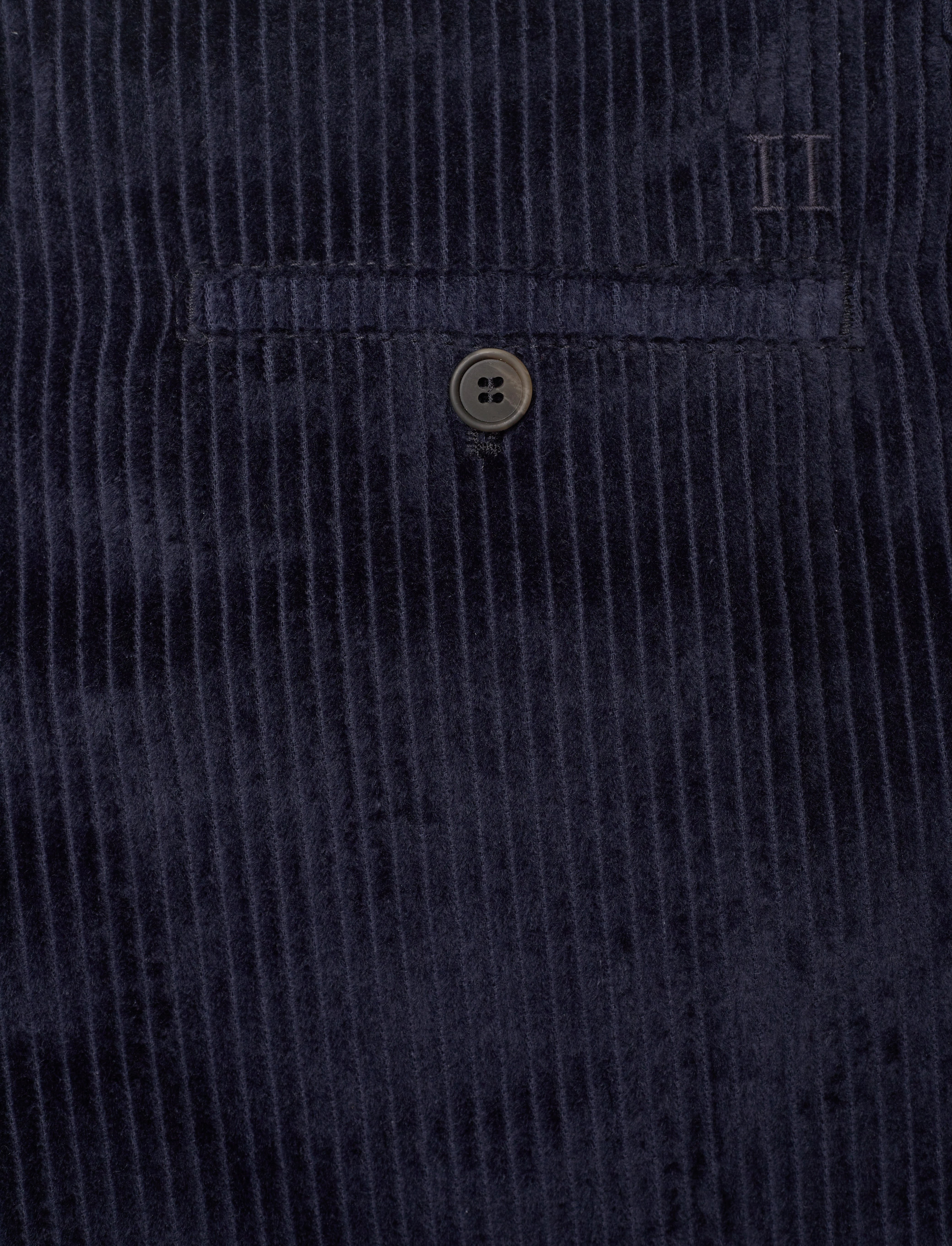Les Deux - Parker Heavy Corduroy Cargo Pants - dark navy - 5